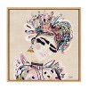 Kate & Laurel All Things Decor 22"x22" Sylvie LuLu Framed Canvas: Inkheart Design, Sawtooth Back - 2 of 4