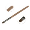 Unique Bargains Flat-mouthed Nail Painting Brushes for Polish Painting Home DIY Clear Brown 1 Pc - 3 of 4
