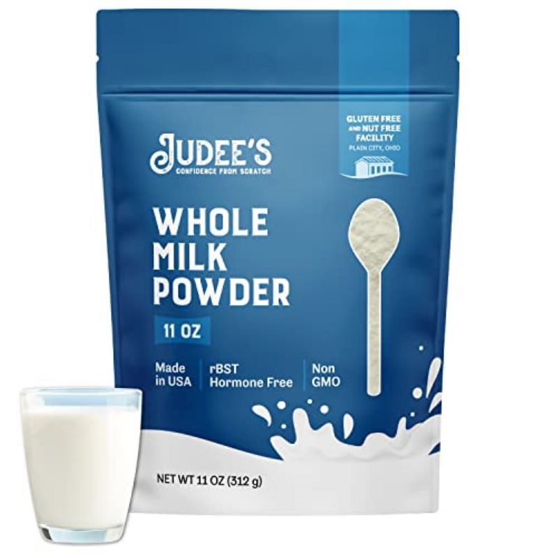 Judee's Gluten Free Whole Milk Powder 11 Oz, 100% Non-GMO, Hormone-Free, Gluten & Nut-Free, Shelf Stable, Travel Ready, Pantry Sta Made in USA, 1 of 8