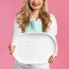 Totalee Gift Confetti Platter Ceramic White - 2 of 2