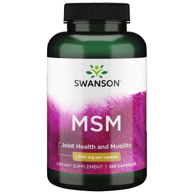 Swanson Msm 1,000 mg 120 Caps