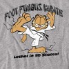 Garfield Foot Fungus Karate Adult T-Shirt Athletic Heather - 2 of 4