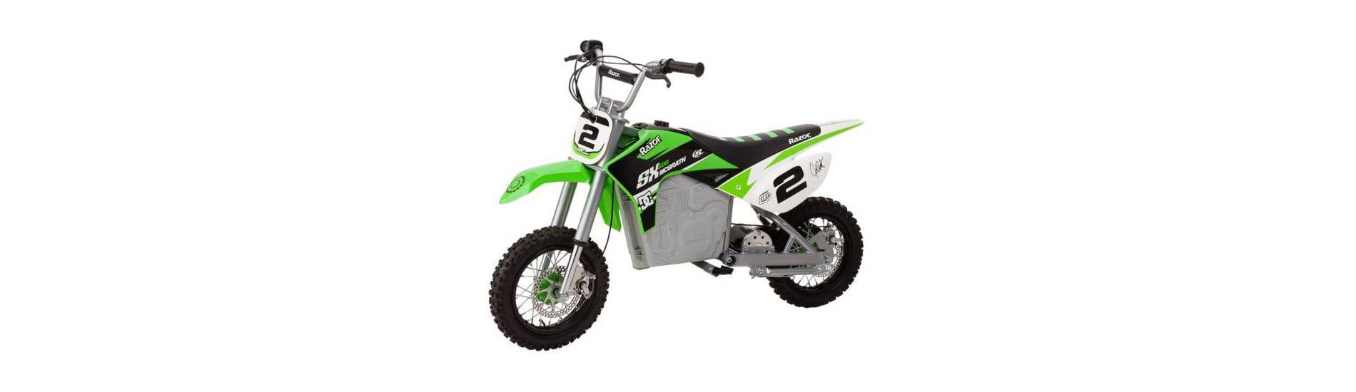 Razor Dirt Rocket SX500 McGrath Electric Bike - Green: 500W Motor, 15 MPH Speed