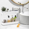 Acoinel Slim Storage Cart 3 Tier,Bathroom Organizer Rolling Utility,Mobile Shelving Unit Slide Out for Office, Kitchen - 4 of 4