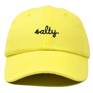 Dalix Salty Embroidered Cotton Beach Baseball Cap Adjustable Dad Hat Womens - 1 of 4
