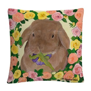 Pat Saunders 16 X 16 Decorative Throw Pillow by Trademark Fine Art - 1 of 4