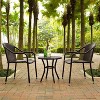 Palm Harbor 3pc Outdoor Wicker Seating Set - Brown - Crosley - 2 of 4