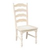 International Concepts Set of 2 Maine Ladderback Chair Unfinished : Hardwood Frame, Armless Design, 225 lb Capacity - 3 of 4