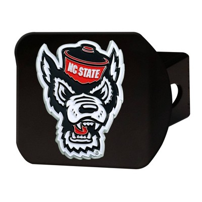 NCAA North Carolina Tar Heels State University Metal Emblem Hitch Cover - Black