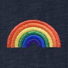 Dalix Rainbow Embroidered Lightweight Relaxed Jersey Tee Summer Cute Positive Womens - 2 of 4