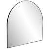 Howard Elliott Van Buren Stainless Steel Framed Mirror - 3 of 4