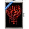 Trends International Slayer - Diabolus In Musica - Skull Framed Wall Poster Prints Barnwood Framed Version 14.725" x 22.375" - 3 of 4