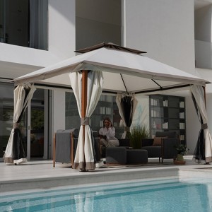 GRANDPATIO 10 Ft. W x 13 Ft. D Steel Patio Gazebo - 1 of 4