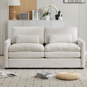 NicBex Couches for Living Room 31.9" Comfy Cloud Sofa Upholstered Oversized Single Armchair Sofa with Cushion - 1 of 4