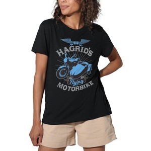 Harry Potter Hagrids Flying Motorbike Women's Loose T-Shirt - 1 of 4