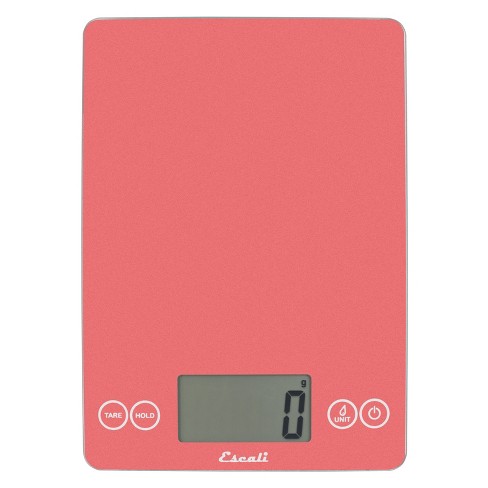 Escali Glass Arti Digital Kitchen Scale Pink