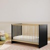 Pro Goleem 3-in-1 Convertible Crib (Black with Driftwood) - 2 of 4