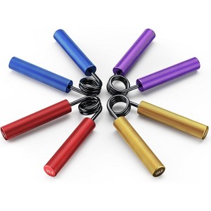 Heavy-Duty Metal Grip Strengthener Set of 4, Non-Slip Hand Gripper for Forearm Strength, Muscle Training & Recovery - 1 of 4