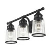 Livex Lighting Lawrenceville 3 - Light Vanity in  Black - 3 of 4