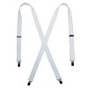 CTM Women's Elastic Clip-End 1 Inch Basic Suspenders - 3 of 4