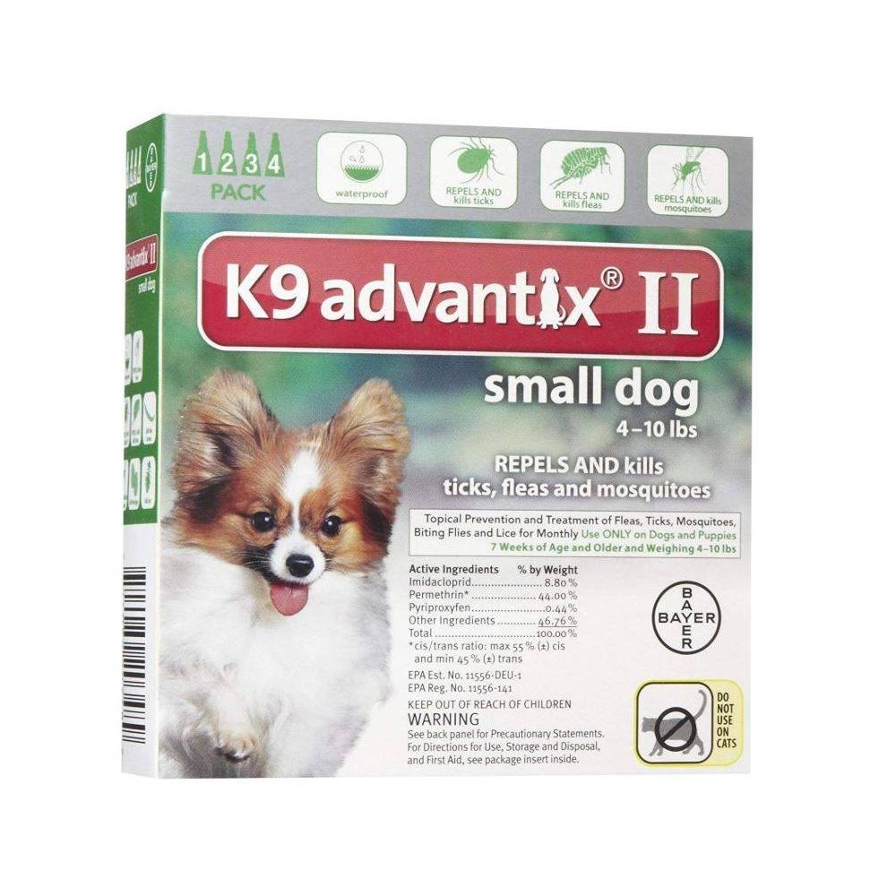 UPC 724089203489 product image for K9 Advantix II Pet Insect Treatment for Dogs - S - 4ct | upcitemdb.com
