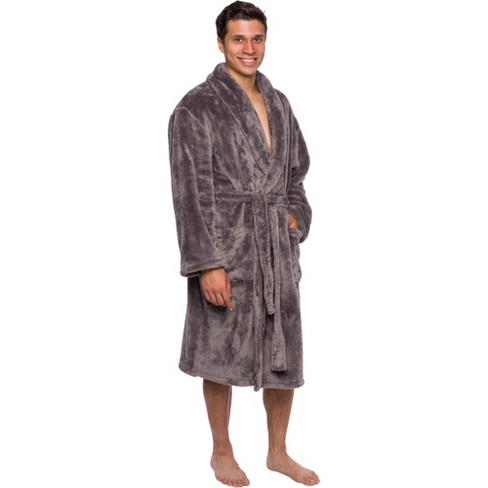 Ross Michaels Mens Robe Big & Tall with Hood - Long Plush