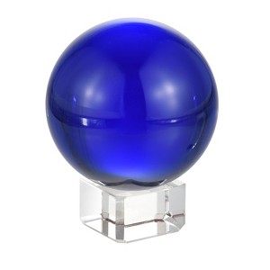 Unique Bargains Photography Decoration K9 Crystal Ball with Gift Box and Crystal Stand 1 Pc - 1 of 4