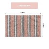 Home Weavers Glamour Collection 100% Polyester Microfiber Bathroom Rug, Non Slip Bath Mat Water Absorbent Soft Microfiber Shaggy Mat Machine Washable - 3 of 4
