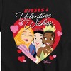 Girls' - Disney Princess - Kisses and Valentine Wishes Short Sleeve Graphic T-Shirt - 2 of 4