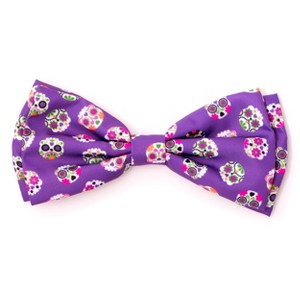 The Worthy Dog Skeletons Bow Tie Adjustable Collar Attachment Accessory - 1 of 3