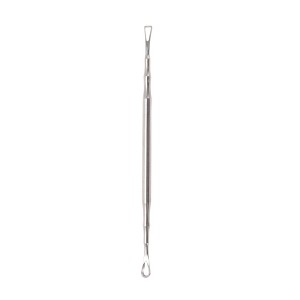 Unique Bargains Dual-Ended Pimple Extractor 4.92" Silver Tone 1 Pc - 1 of 4