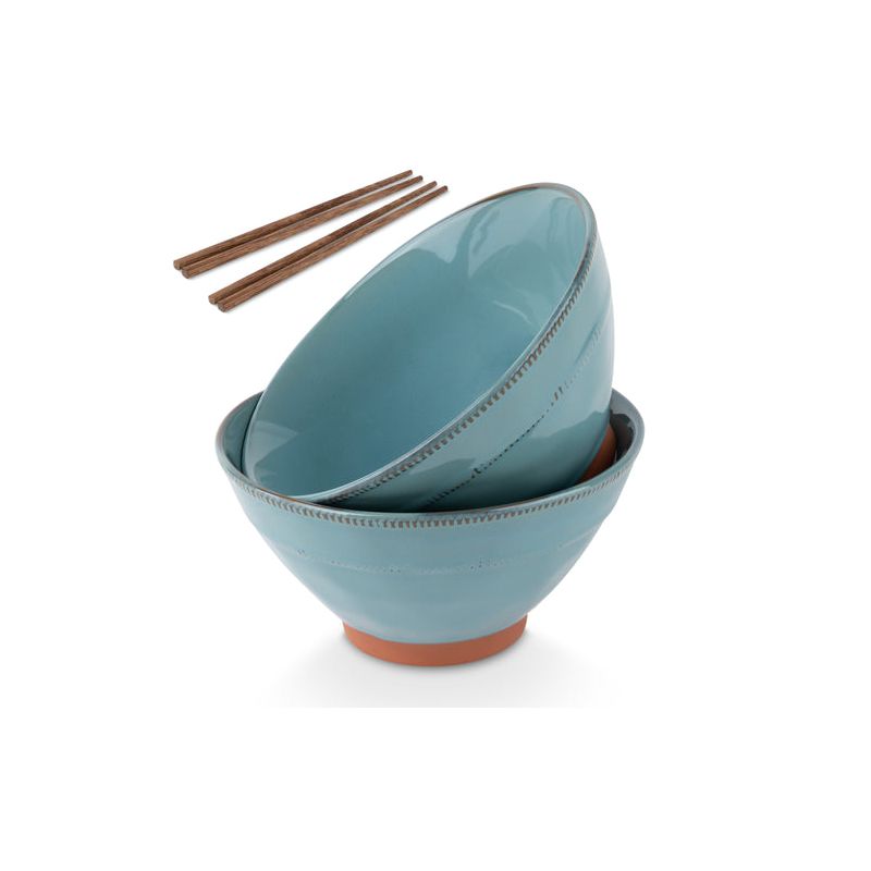 Kook Terracotta Ramen Bowls, 36 Oz, Set of 2, 1 of 4