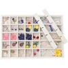 40-Grid Stackable Jewelry Organizer, Removable Earring Tray Drawer Insert for Necklace and Ring Storage - 3 of 4