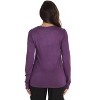 Just Love Womens Underscrub Silky Long Sleeve T-Shirt Plain Undershirt Tee - 3 of 3
