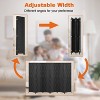 BestMassage Room Divider Wood Screen 4/6 Panels Room Portable Privacy Screen Divider - 4 of 4