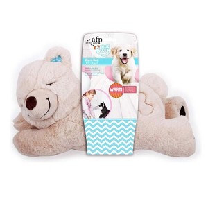 Allforpaws Little Buddy - Puppy Soothing Heartbeat Warm Bear Comfort Dog Sleep Aid Plush Toy - 1 of 4