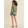 VENUS Womens Ruffle Button-Front Top - 2 of 4