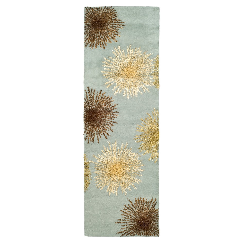 Amsterdam Runner - Light Blue / Multi (2'6inx6' ) - Safavieh