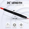 Dryer Vent Cleaner Lint Brush, Long Flexible Refrigerator Coil Cleaning Brush, 26 Inch, Black, Large - 2 of 4
