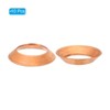 Unique Bargains Copper Air Conditioner Refrigeration Plumbing Parts 45 Degree Flare Gaskets 10 Pcs - 3 of 4