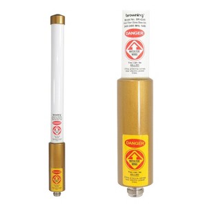 Browning® 2.4 GHz to 2.5 GHz Wi-Fi® 5-dBi Gain 14-In. Tall Fiberglass Base Antenna with N Connector in White - 1 of 4