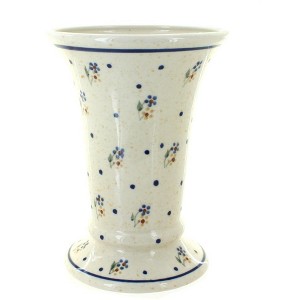 Blue Rose Polish Pottery 853 Zaklady Small Vase - 1 of 1