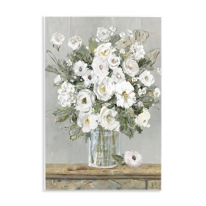 Stupell Industries White Bouquet Painting, 13" x 19" - 1 of 4