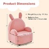 Costway Kids Sofa Toddler Armchair Chair with Solid Sturdy Wood Construction Plush Fabric - image 3 of 4