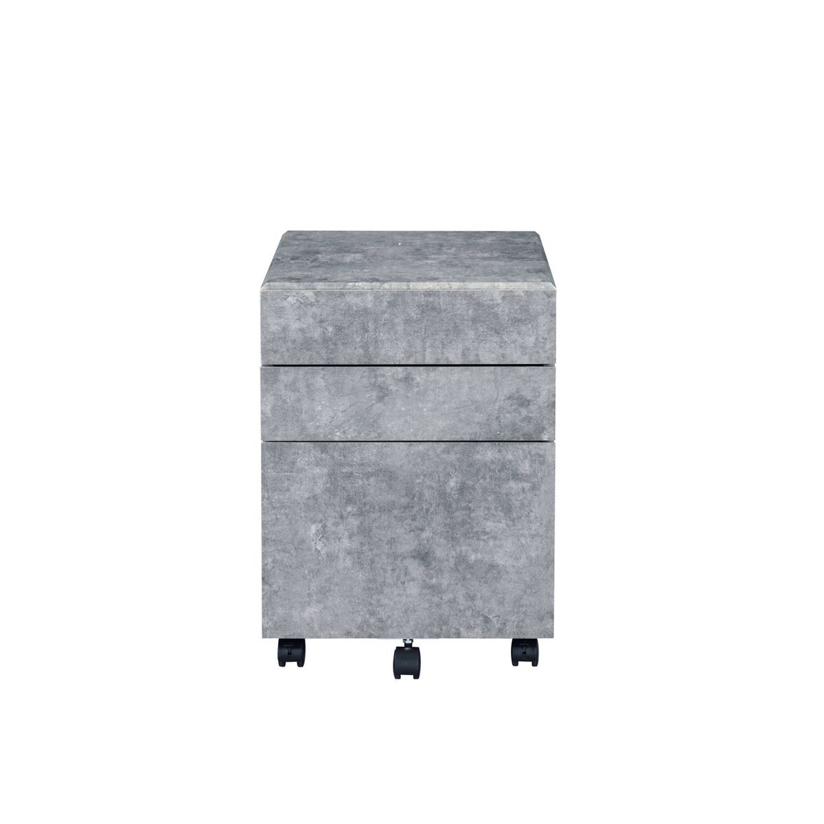 Jurgen File Cabinet Faux Concrete - Acme Furniture - thumbnail 3