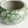 Plum & Post Green & White Chinoiserie Large Imperial Lotus Planter - 2 of 4