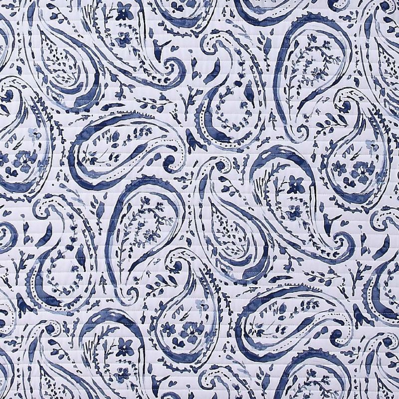 Indienne Paisley Quilt Set Navy/White - Oceanfront Resort, 3 of 5