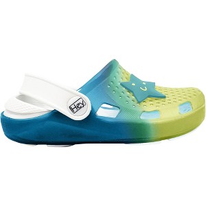 Hey Collection Toddler Unisex Soft Ombre Clogs with Smiley Star Charm - 1 of 4