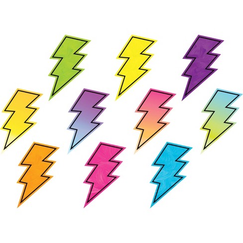 Teacher Created Resources® Brights 4Ever Lightning Bolts Accents, 30 Per Pack, 3 Packs - image 1 of 3