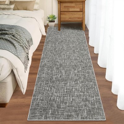 Runner Rug Washable Runner Rug Modern Abstract Runner Mat Hallway Contemporary Solid Rug Non-Slip Foldable Aesthetic Accent Floor Carpet